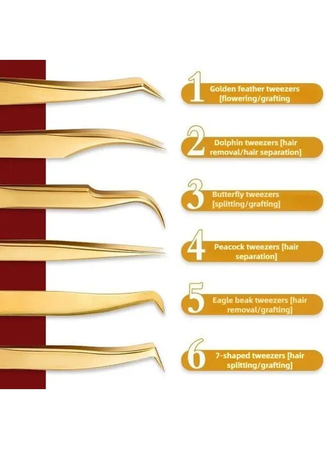 3 قطعة مجموعة احترافية لمجموعة تمديد الرموش كاملة للمبتدئين - Image 4